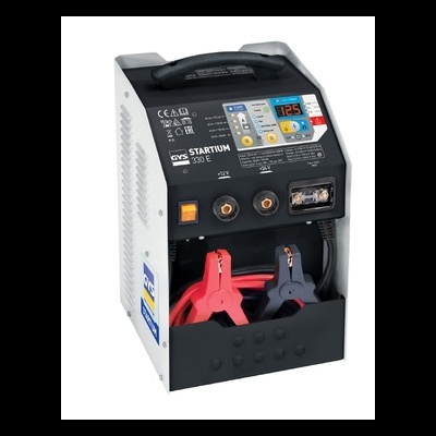 Carregador de bateria GYS STARTIUM 330 E com cabos e display digital