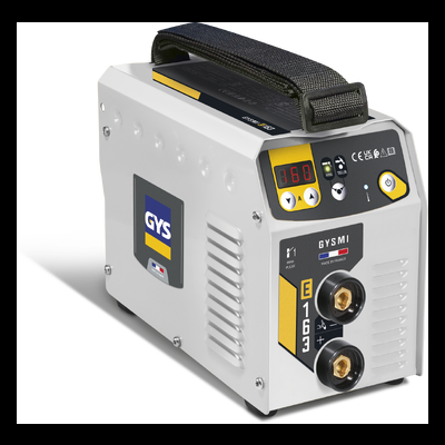 Maquina de soldar GYSMI com display digital e pega preta texturada