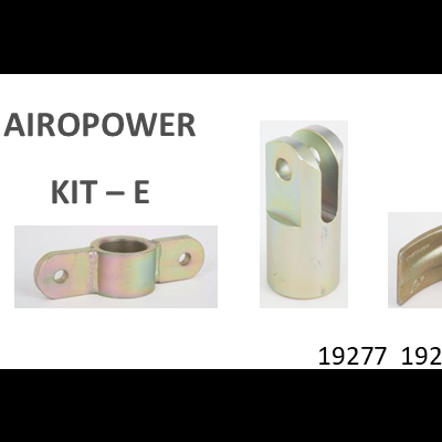 Conjunto de ferramentas AIRPOWER KIT - E numa caixa azul com ferramentas metálicas e plásticas organizadas.