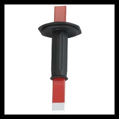 Ferramenta de destacador de azulejos com cabo preto e lâmina vermelha