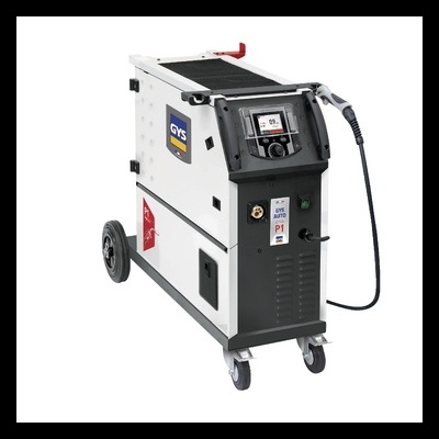 Máquina de soldadura GYS AUTO P1 com painel digital e rodas