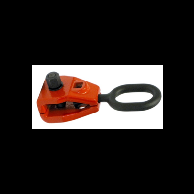 Alicate vermelho com cabo preto oval e parafuso ajustável