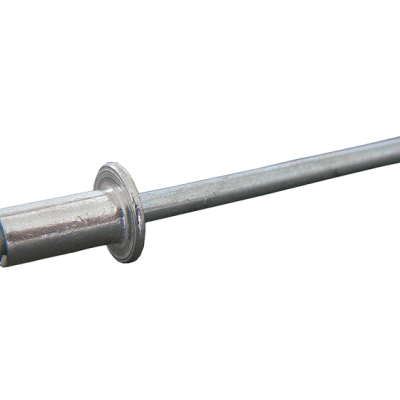 Pregos de rebite metálico prateados com cabeça arredondada