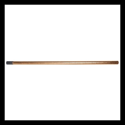 Taco de bilhar em madeira castanha com ponta preta