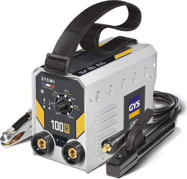 Máquina de soldar portátil GYSMI 100R com cabos e braçadeiras