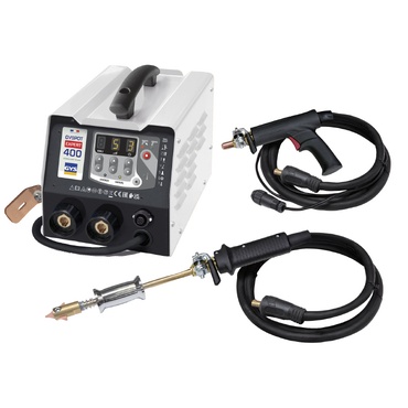 Máquina de soldadura QUIPORT 400 ECONOMY com cabos e punhos