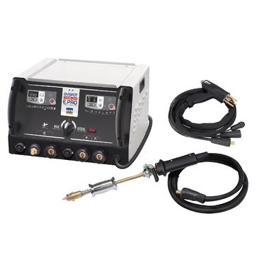Máquina de soldadura GWSPOT E PRO STEEL com pistola e cabos