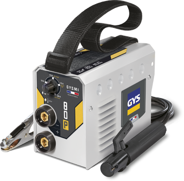 Máquina de soldar GYS GYSMI 80P portátil com cabos e alça transporte