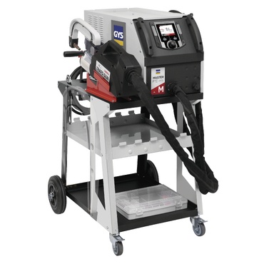 Máquina industrial de soldadura GYS MASTER PULSE M com carrinho