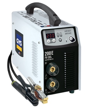 Soldador elétrico GYS 200E FV CEL com display digital e pega preta