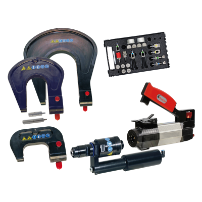Conjunto de ferramentas e peças para manutenção elétrica