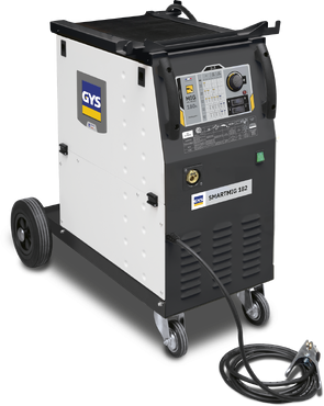 Máquina de soldar MIG/MAG GYS SMARTMIG 182 em preto e branco