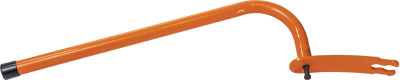 Chave de fendas laranja com cabo curvado e ponta preta