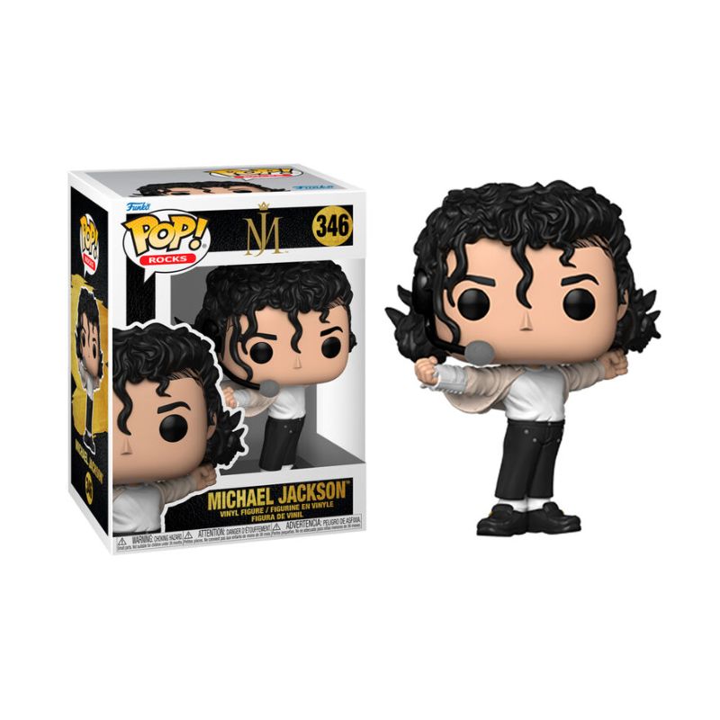Funko POP! Rocks: Michael Jackson (Superbowl) Figura Funko Pop Michael Jackson número 346 com caixa.