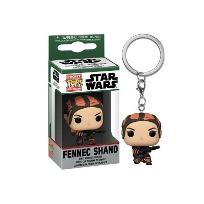 Chaveiro Funko Pop Fennec Shand Star Wars com embalagem
