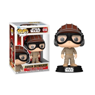 Figura Funko Pop! Anakin Skywalker Star Wars n.º 698 com capacete e óculos