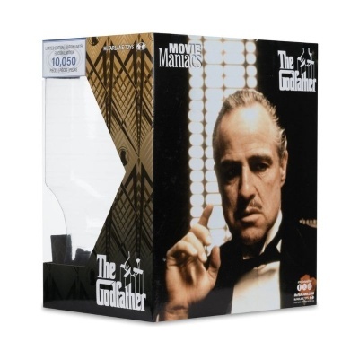 Caixa de coleção limitada The Godfather com imagem do personagem principal em traje formal