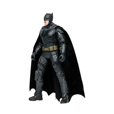 Figura de ação Batman com fato negro e capa preta