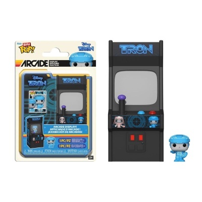 Funko Pop! Disney TRON com máquina de arcade e figuras pequenas em blister