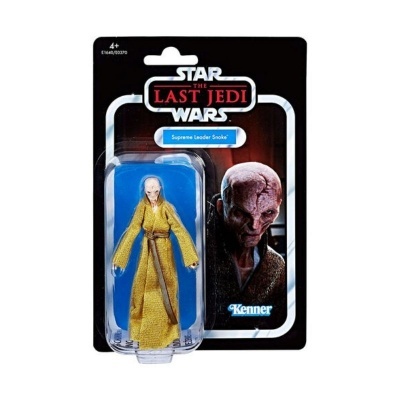 Figura de ação Supreme Leader Snoke Star Wars The Last Jedi Kenner em embalagem blister