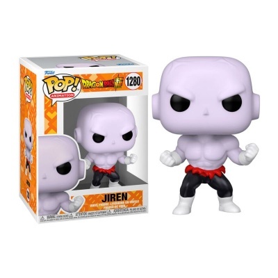 Figura Funko Pop! Jiren Dragon Ball Super número 1280 com corpo musculado e roupa preta e vermelha