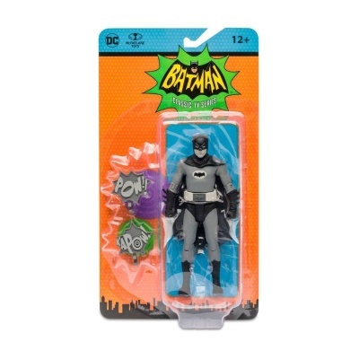 Figura de ação Batman Classic TV Series em embalagem laranja
