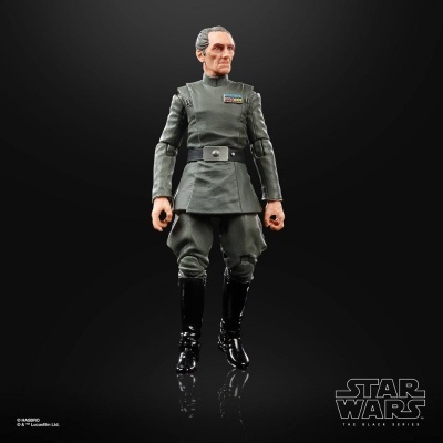 Figura de ação Star Wars com uniforme cinzento e botas pretas