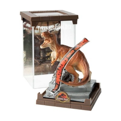 Figura Tyrannosaurus rex com base e embalagem transparente