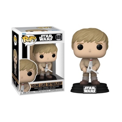 Figura Funko Pop! Young Luke Skywalker Star Wars nº 633 com caixa