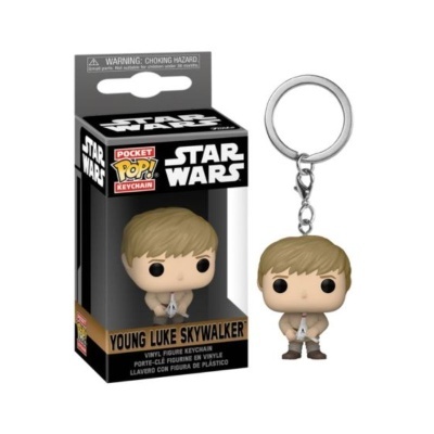 Chaveiro vinil Young Luke Skywalker Star Wars com embalagem