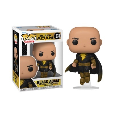 Figura Funko Pop! Black Adam com caixa exibindo o produto