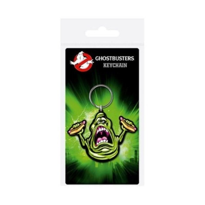 Porta-chaves Ghostbusters Slimer com cachorros-quentes em embalagem