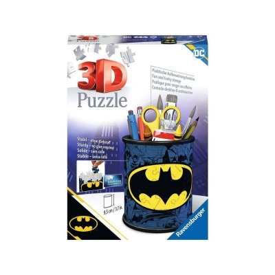 Embalagem de puzzle 3D Ravensburger com suporte para canetas do Batman