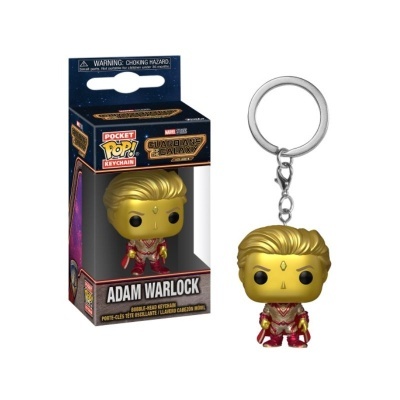 Chaveiro Pocket Pop! Adam Warlock dos Guardiões da Galáxia em embalagem