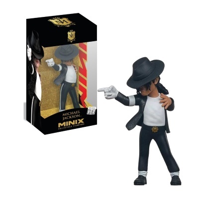Figura de Michael Jackson em caixa de coleção Minix