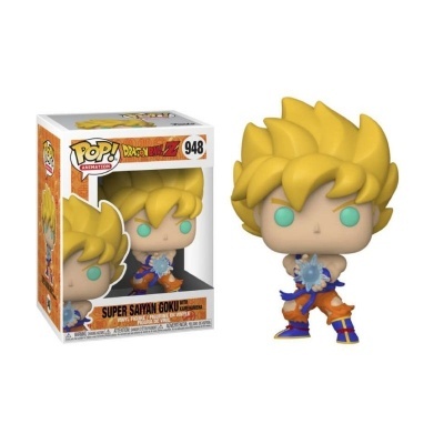 Figura Funko Pop Super Saiyan Goku com caixa Dragon Ball Z