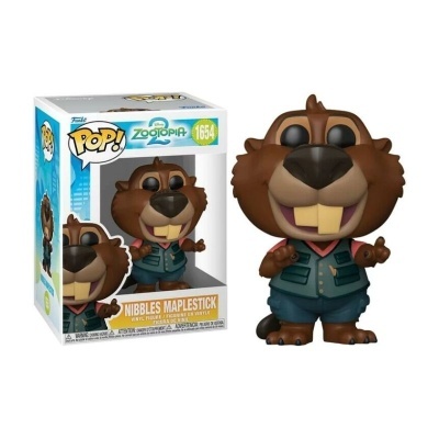 Figura Funko Pop! Nibbles Maplestick Disney Zootopia 2 em caixa