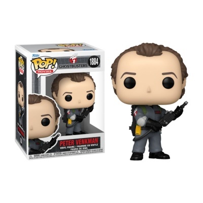 Figura Funko Pop! Peter Venkman da série Ghostbusters com embalagem