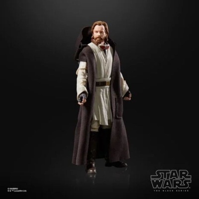 Figura de ação Star Wars Obi-Wan Kenobi em fundo preto