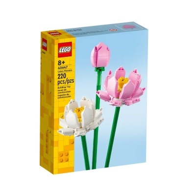 Caixa Lego flores de lótus 220 peças