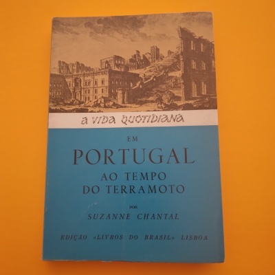 Capa de livro 'A Vida Quotidiana em Portugal ao Tempo do Terramoto'