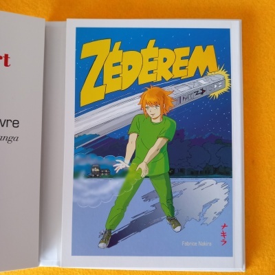 Capa de livro com personagem em roupa verde e título ZÉDEREM em amarelo