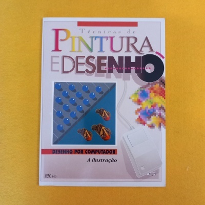 Livro Técnicas de Pintura e Desenho com imagens digitais e rato de computador