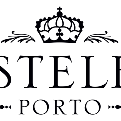 Logotipo CASTELBEL PORTO com coroa estilizada acima