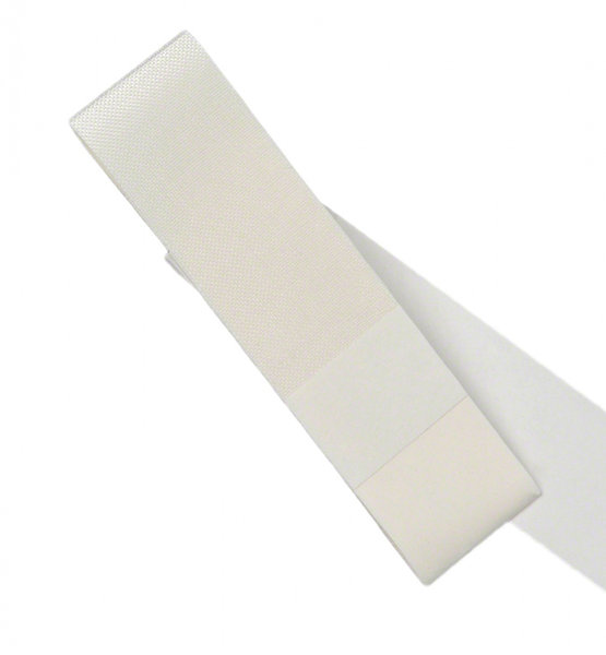 Fibra de Vidro em Fita com 96cm Faixa elástica branca texturizada e lisa