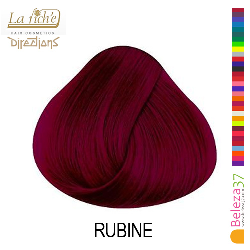 La Riché Directions - RUBINE Amostra de cabelo sintético cor vinho RUBINE da La riche Hair Cosmetics DIRECTIONS