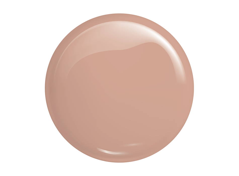 Victoria Vynn 403 - Nudist (Bege Nude) Amostra circular de verniz bege rosado brilhante
