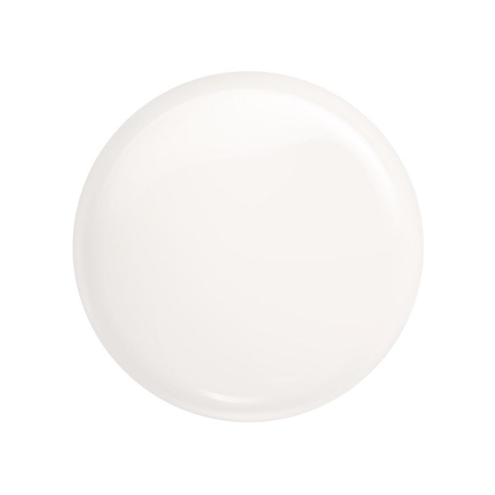 amostra circular de pintura branca brilhante