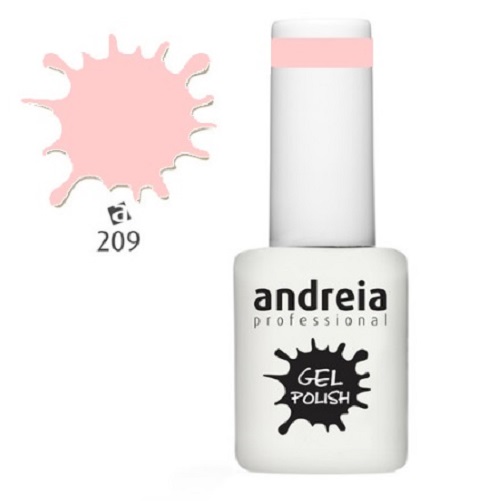 Verniz Gel Andreia 209 Frasco de verniz gel Andreia Professional cor rosa 209