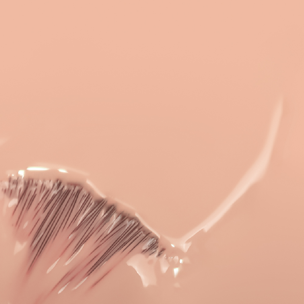 Verniz Gel Inocos NT5 - Chai Natura 15ml Textura cremosa cor de pão torrado com linha de pêlos pretos